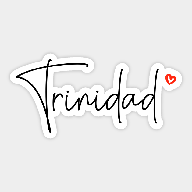 Trinidad Trinidad Sticker TeePublic